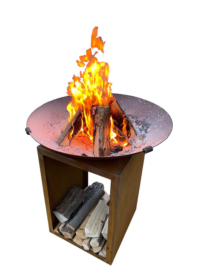 Premium Fire Pit | 85 and 105 cm Plancha | With Central Grill